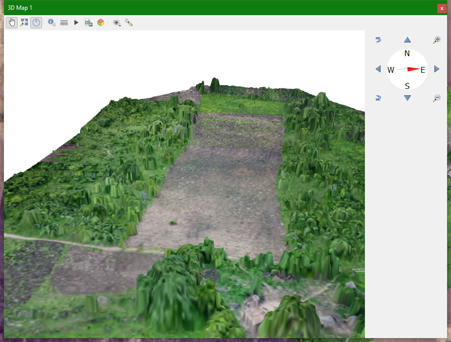 Tutorial ODM View results in QGIS in 3D OCWGIS